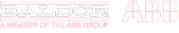 Logo de Baldor y ABB